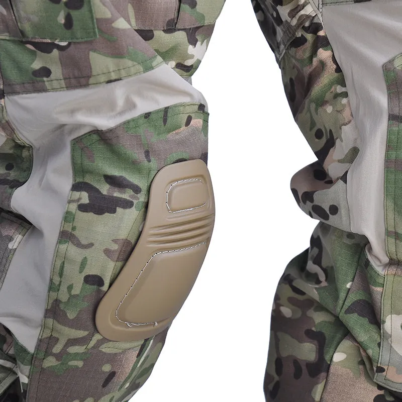 Outdoor Army Fan Camouflage with Knee Pads Men's Pants