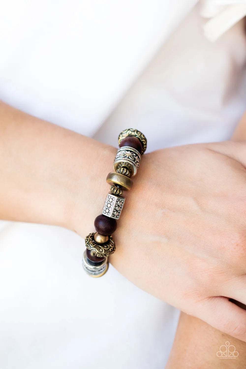 Paparazzi Bracelet ~ Exploring The Elements - Multi Stretchy Bracelet