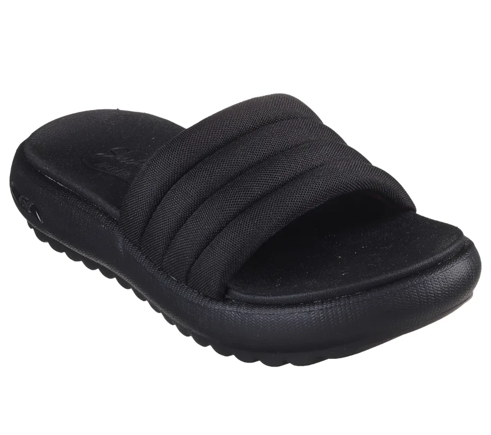 Papuci sport, dama, SKECHERS ARCH FIT CLOUD 119782-BBK  negru, textil