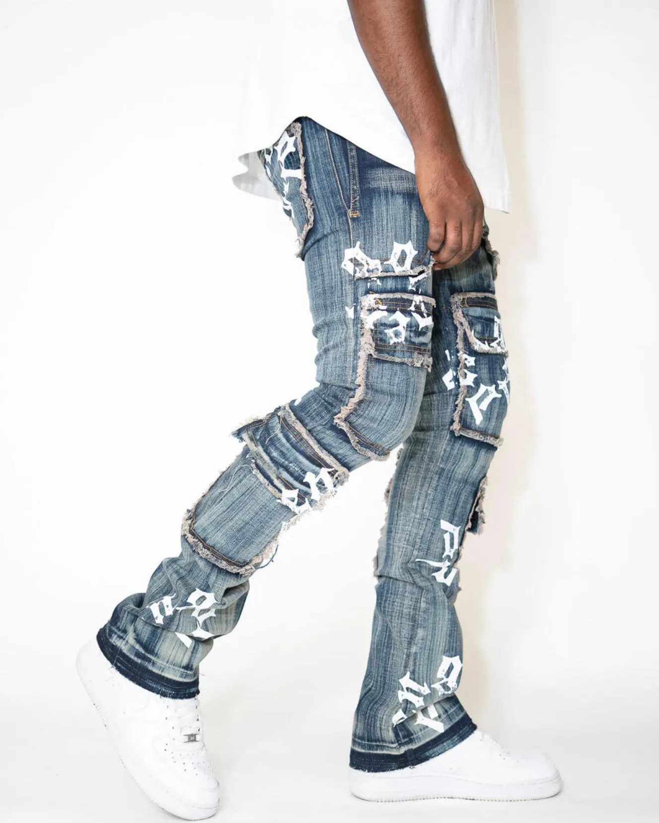 Patchwork Denim Jean