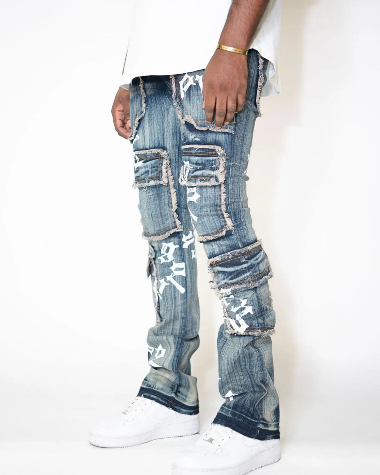 Patchwork Denim Jean