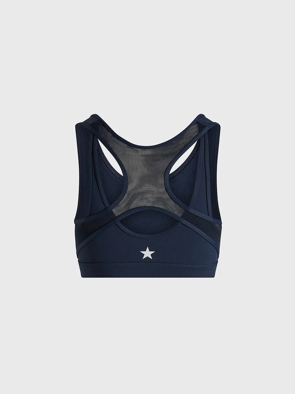 PE NATION X BARRY'S DARK NAVY SPORTS BRA