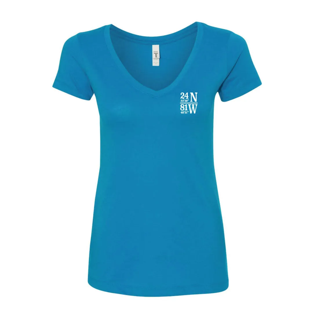 Power Boat Races Women's V-Neck