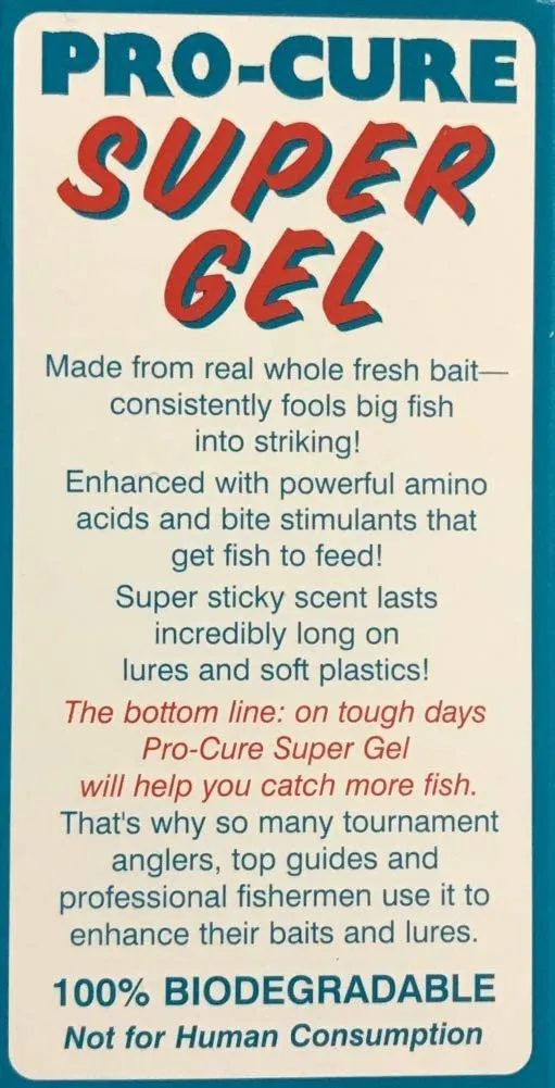 Pro-Cure Super Gel 8oz Shrimp G8-SMP