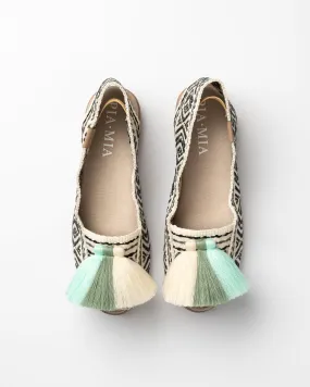 Rapsodia Silver Mint Espadrille