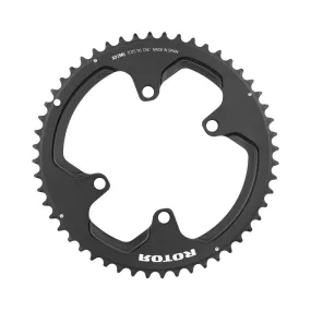 Rotor NOQ 4 Bolt 110 BCD Outer Round Chainring - Black