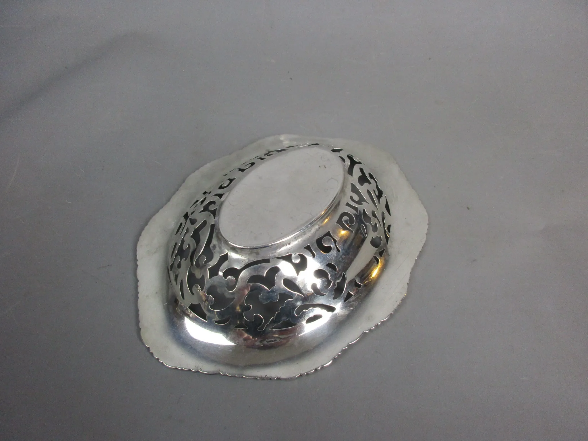 Sterling Silver Sweet-Treat Dish Antique Victorian 1899 Birmingham