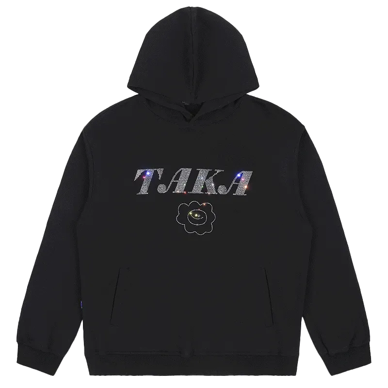 TAKA Original Lil Daisy rhinestone logo hoodie