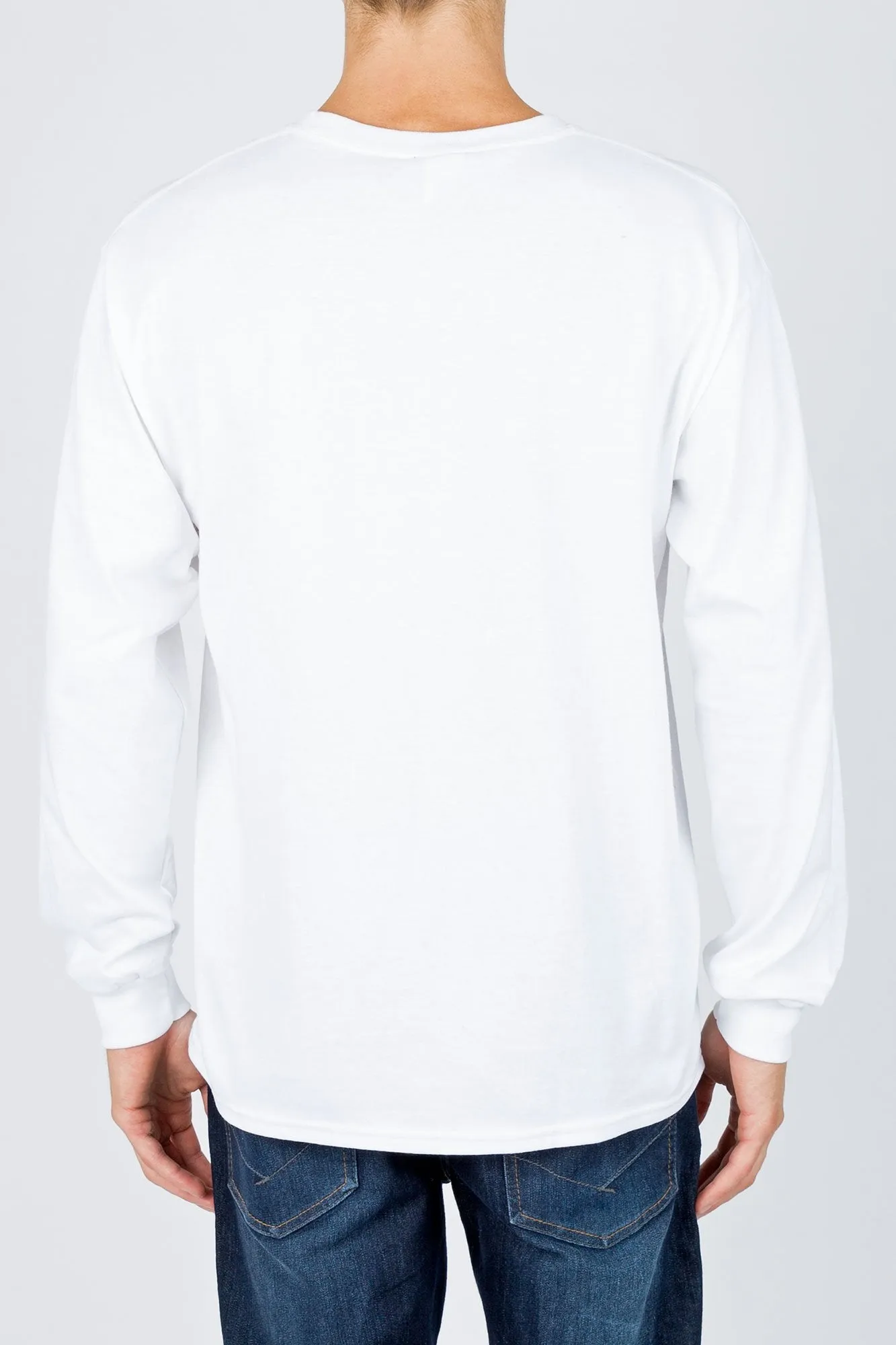 Thrasher Guys Tattoo White Long Sleeve Tee