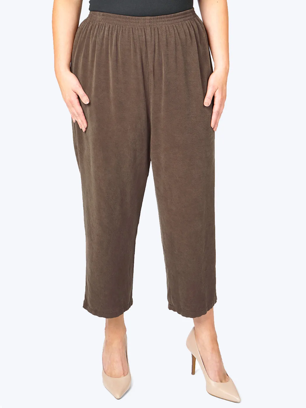 Tianello TENCEL™ Plus Sized Flood Pant