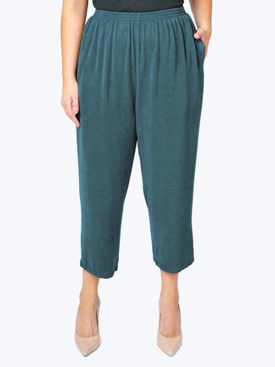 Tianello TENCEL™ Plus Sized Flood Pant