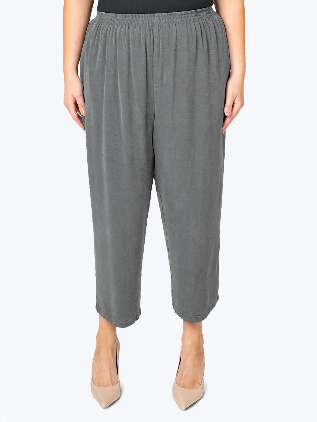 Tianello TENCEL™ Plus Sized Flood Pant