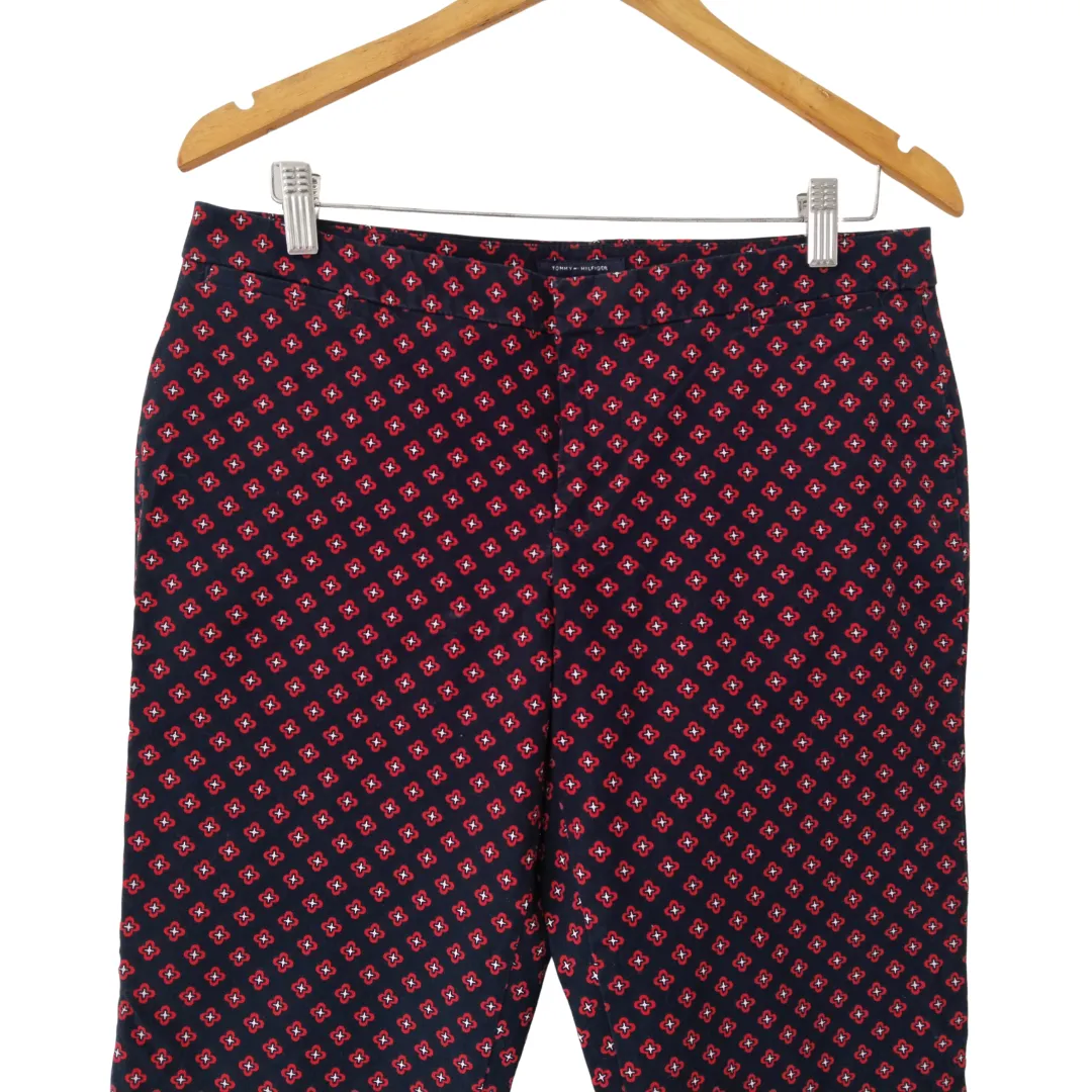 Tommy Hilfiger Navy & Red Printed Pants | Gently Used |