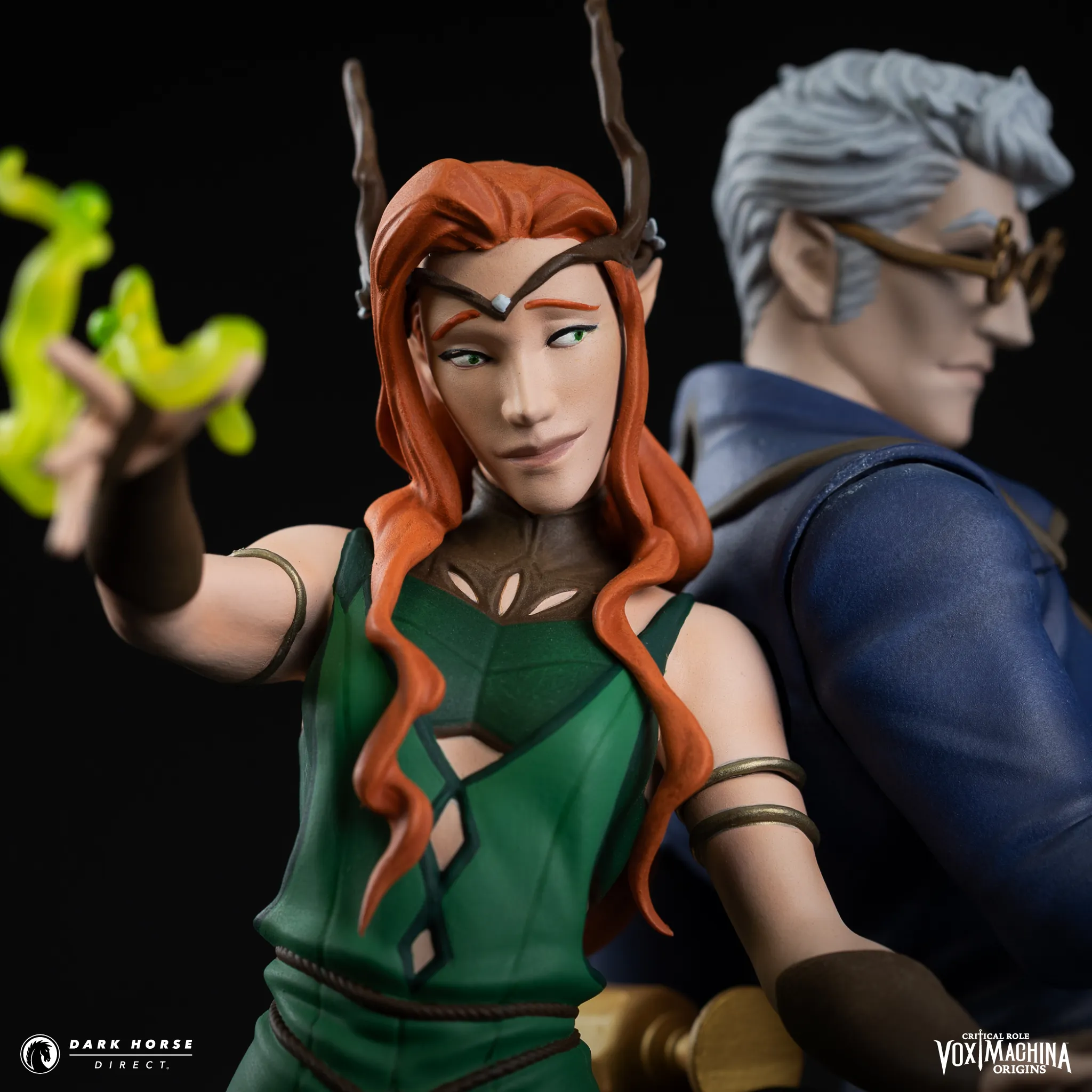 Vox Machina Origins - Keyleth and Percival Fredrickstein von Musel Klossowski de Rolo III Bust