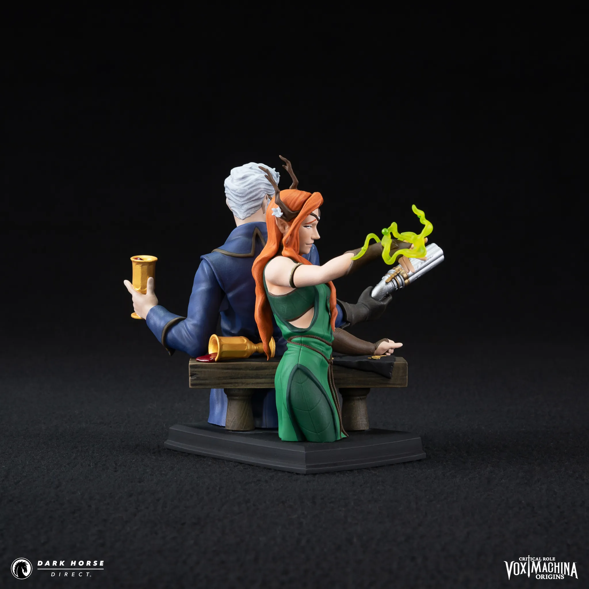 Vox Machina Origins - Keyleth and Percival Fredrickstein von Musel Klossowski de Rolo III Bust