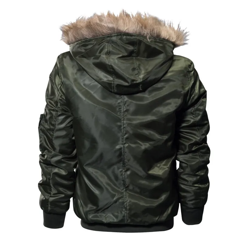 Winter Thicken Military Air Force Flight Men Jacket