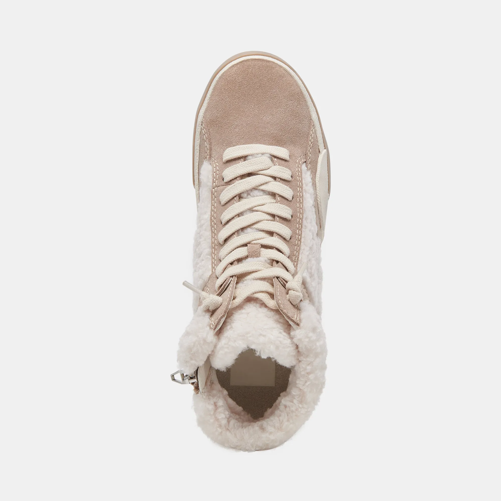 ZILVIA PLUSH SNEAKERS TAUPE MULTI SUEDE