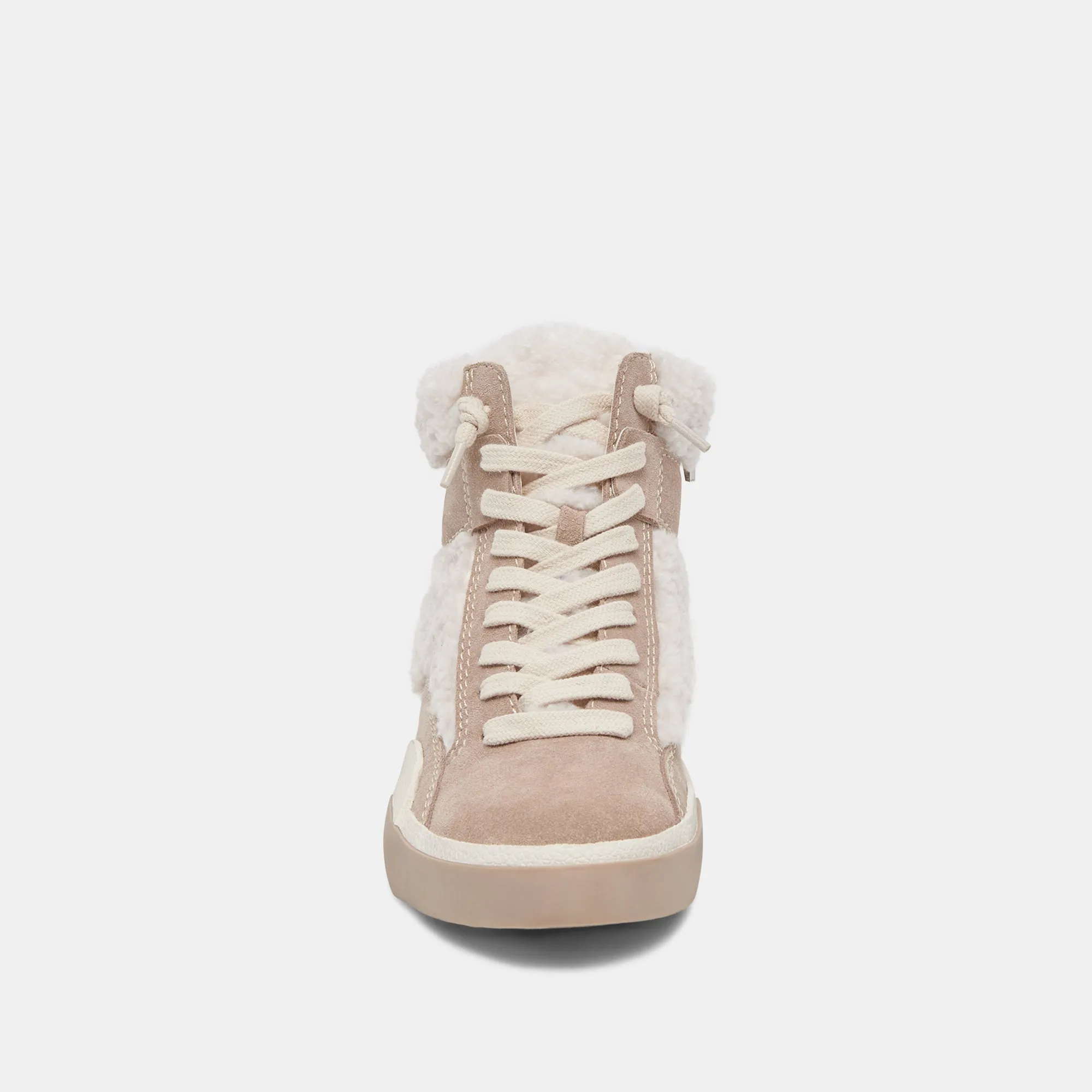 ZILVIA PLUSH SNEAKERS TAUPE MULTI SUEDE